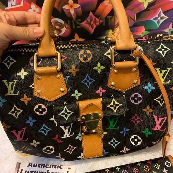 Louis Vuitton Handbags - Authentic Louis Vuitton multi  color speedy 30